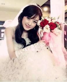 赵丽颖和老公结婚照,幸福瞬间定格