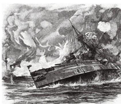 黄海海战视频,激战正酣，英勇无畏的壮丽篇章