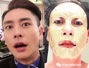 男明星面膜曝光,揭秘男明星护肤背后的秘密